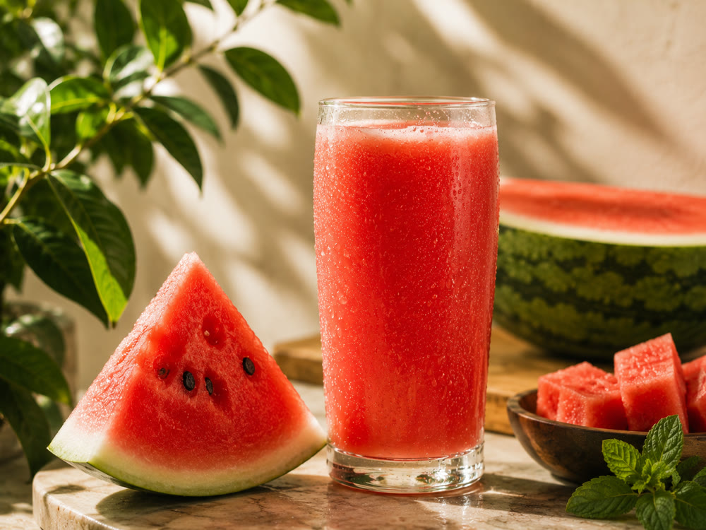 Watermelon rush, impossibly red