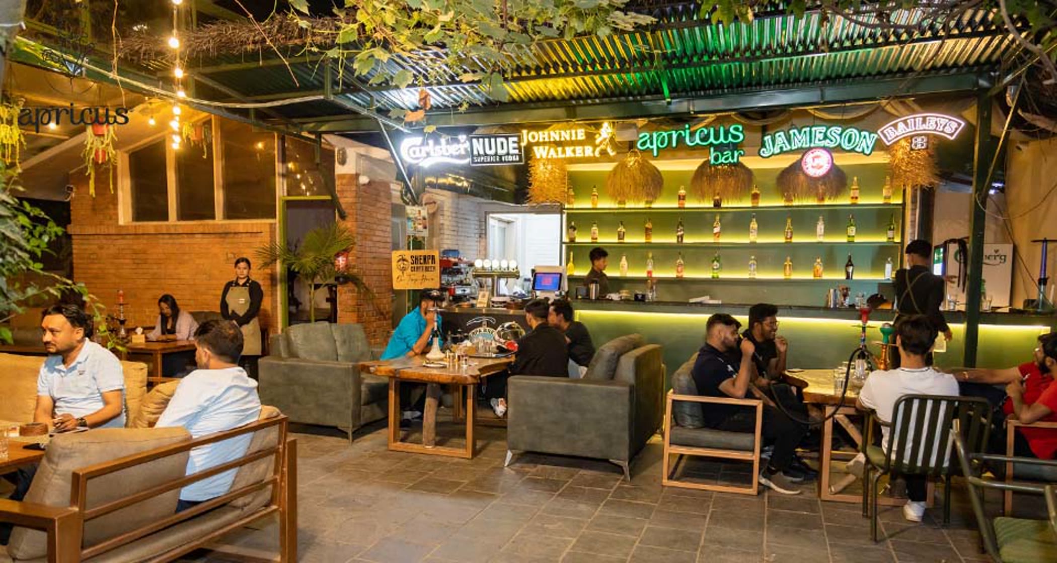 The Apricus garden — home of the Express counter